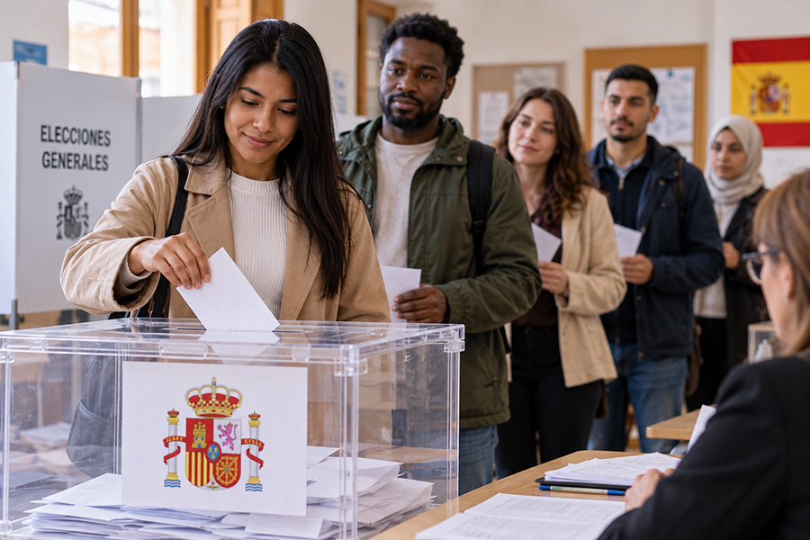 ¿Un solicitante de la Ley de Nietos puede votar?